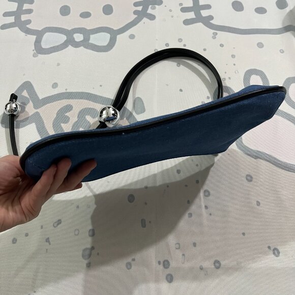 Jacquemus Le Bisou Perle Denim Shoulder Bag - Picture 5 of 7